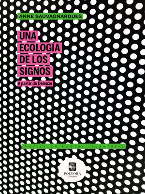 cover image of Una ecología de los signos